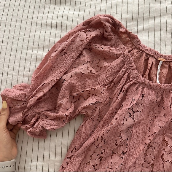 Free People Stacey Lace Crop Top - Picture 8 of 8